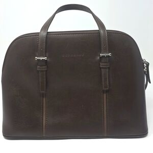 Burberry Leather Shoulder Bag With Nova Check Interior, And Sunglass Case.